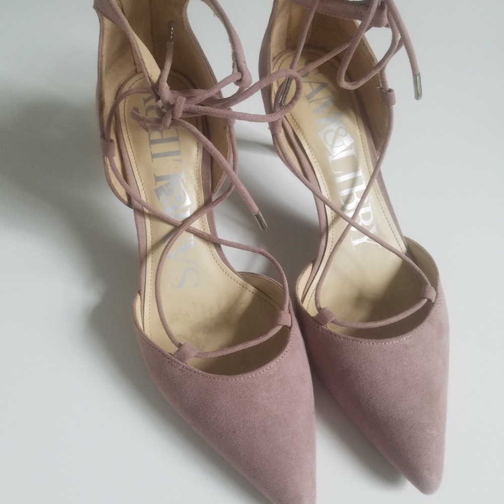 EUC Lavender Sam & Libby Heels